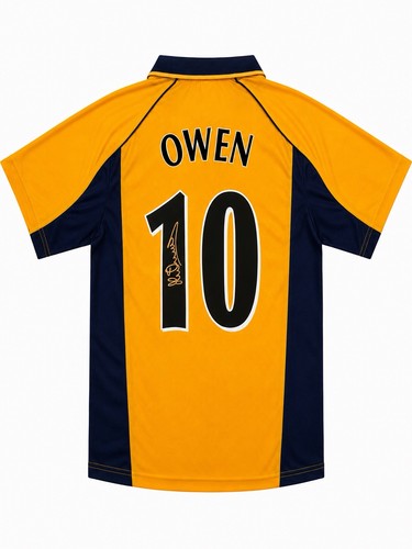 Owen signed liverpool shirt - signed,