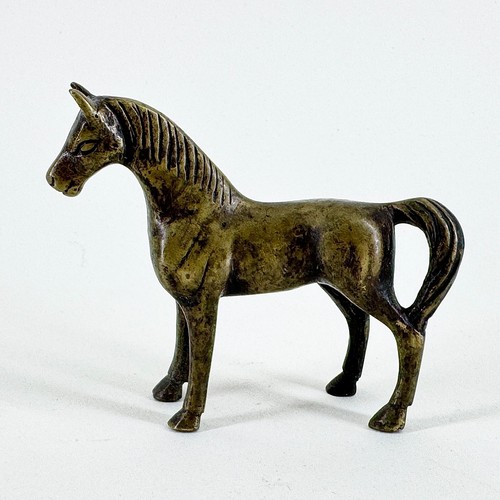 Vintage cast bronze - vintage, horse