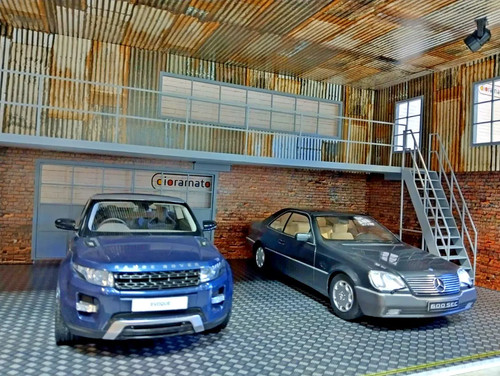 Two floors auto garage - two-floors,
