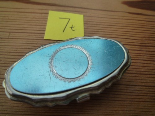 Vintage trinket pill box - ,