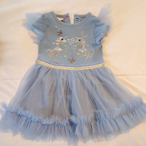 Monsoon unicorn dress 12 - unicorn,
