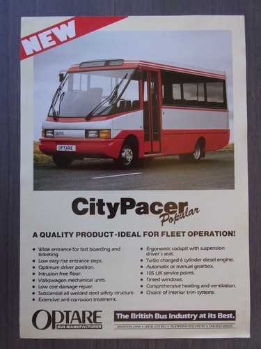 Optare city pacer - city,