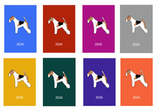 Wire Fox Terrier 2026 Diary