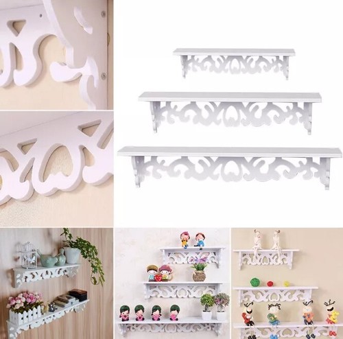 Set white floating wall - 3,