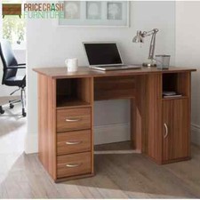Alphason Maryland Computer Desk Workstation in Walnut