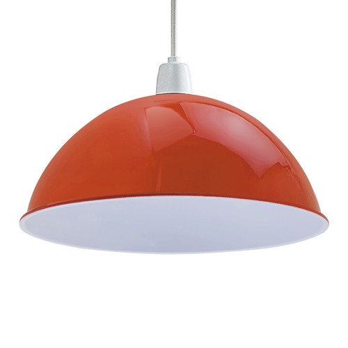 Vintage metal lamp - metal, shade