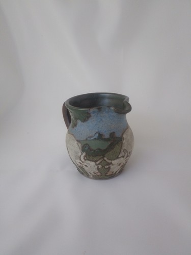 Studio pottery jug - studio, with