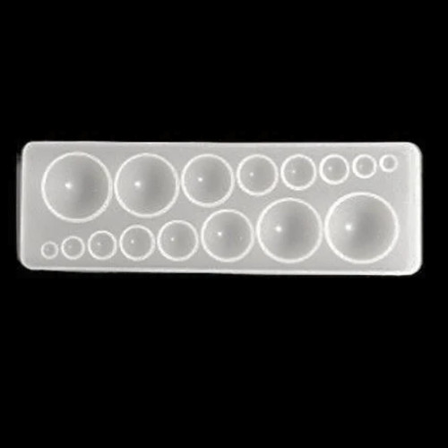 Piece dome mould flat - flat, back