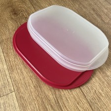 Tupperware - Fridge Stackable Storage - Deli - Cold Meat - Cheese Keeper in Pink