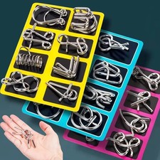 8 pcs Metal Montessori Puzzle