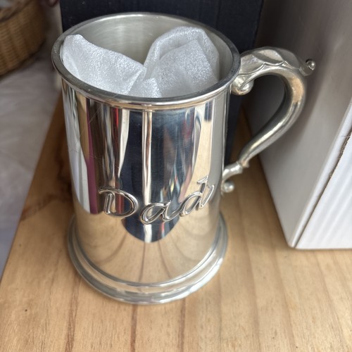 Pewter tankard dad - pewter,