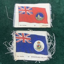 Silk cigarette cards flags 5th - cards,