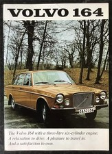 VOLVO 164 Car Sales Brochure 1970 #RK4054 8.69 45.000