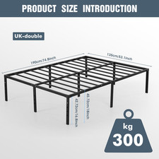 Metal Bed Frame Single Double
