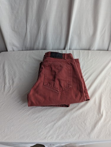Mens jeans red denim - tu, cotton