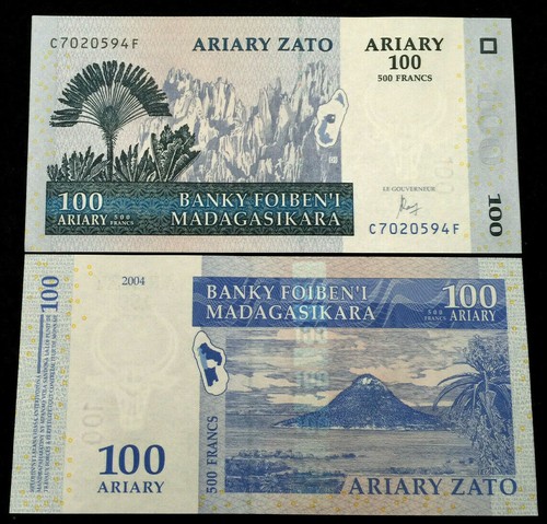 Madagascar 100 ariary banknote - madagascar,
