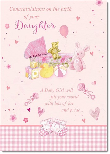 Doodlecards new baby girl - doodlecards,