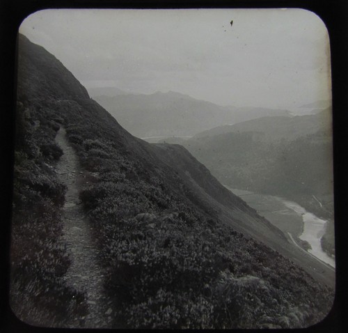 Glass magic lantern slide - magic,