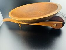 Vtg Wooden Wheelbarrow