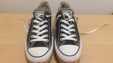 Converse All Star OX platform pride rainbow black pumps Trainers Size UK 5