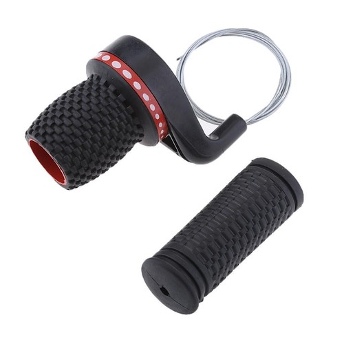 Black tiller throttle - black,