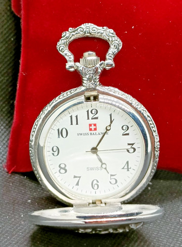Swiss balance silver tone stag - silver,