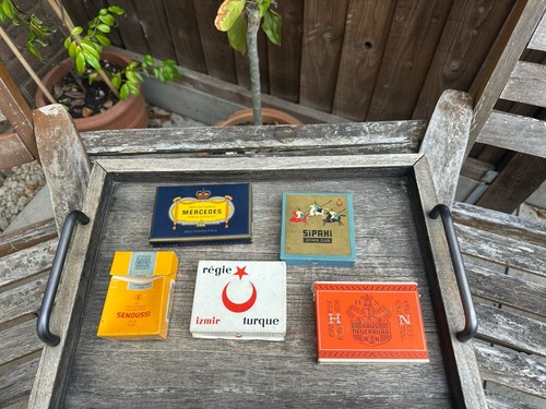 Vintage cigarette packets - vintage, x5