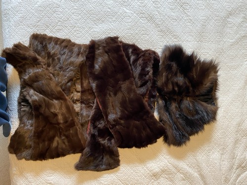 Vintage fur stoles - vintage,
