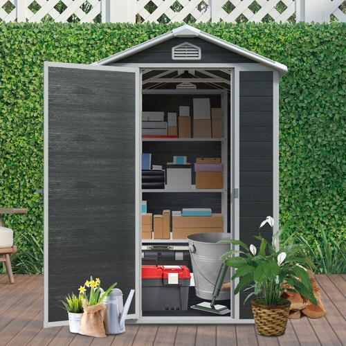 4x6ft resin outdoor storage - 4x6ft,