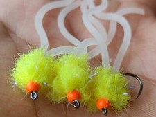 3 X Egg Fly Lure Pattern UV