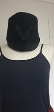 Schiaparelli Paris Black Hat In Good Condition .