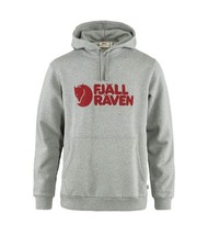 Fjallraven Logo Hoodie Grey