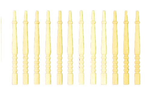 Dolls house staircase spindles - house,
