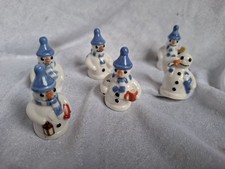 Wade Snowman Set In Blue