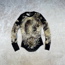 Vintage Jean Paul Gaultier 1990’s Japan Koi Fish Printed Mesh Top