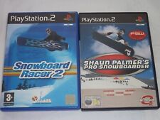Snowboard Racer 2 + Shaun Palmer's Pro Snowboarder PS2 Snowboarding Game Bundle