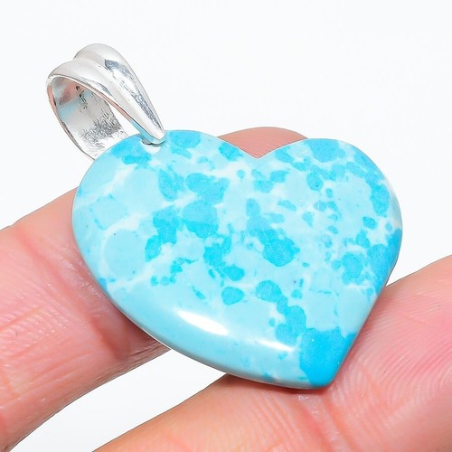 Blue larimar gemstone - larimar, handmade