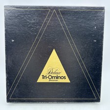 VINTAGE Deluxe Tri Ominos ALL