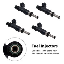 4X 5VY-13761-00-00 Fuel Injectors New For Yamaha YZF-R1 2004-2006 FZS10 T9