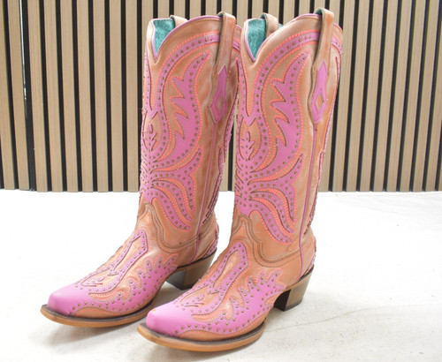 Corral ladies pink overlay - corral,