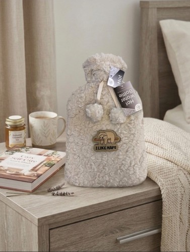 Sloth hot water bottle teddy - water,