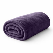 Faux Fur Fleece Blanket Large