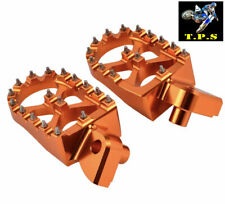 ORANGE FOOT PEGS RESTS: KTM 65
