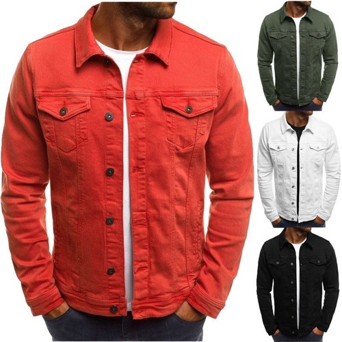 Men denim jacket - men's,