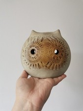 Unstamped Broadstairs Pottery Ceramic Owl Moneybox
