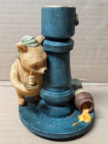 A0055 classic pooh candlestick - a0055,