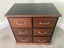 Bank of Drawers Mahogany