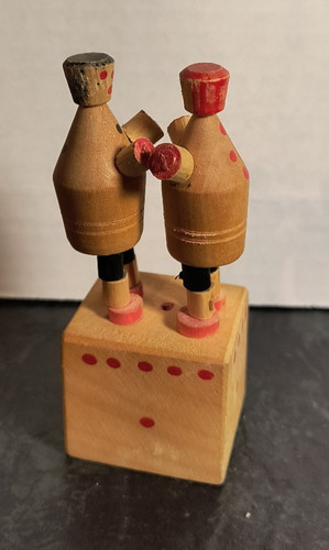Vintage wooden push - wooden,