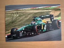 WILL STEVENS HAND SIGNED 12X8” PHOTO CATERHAM F1 WEC MARUSSIA PROOF
