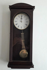 Wooden Wall Pendulum Clock With Big Ben Grandfather Chime WM Widdop Vintage